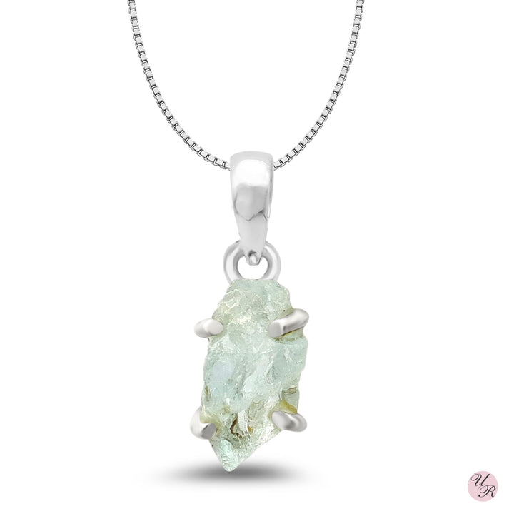 Aquamarine Rough Pendant 