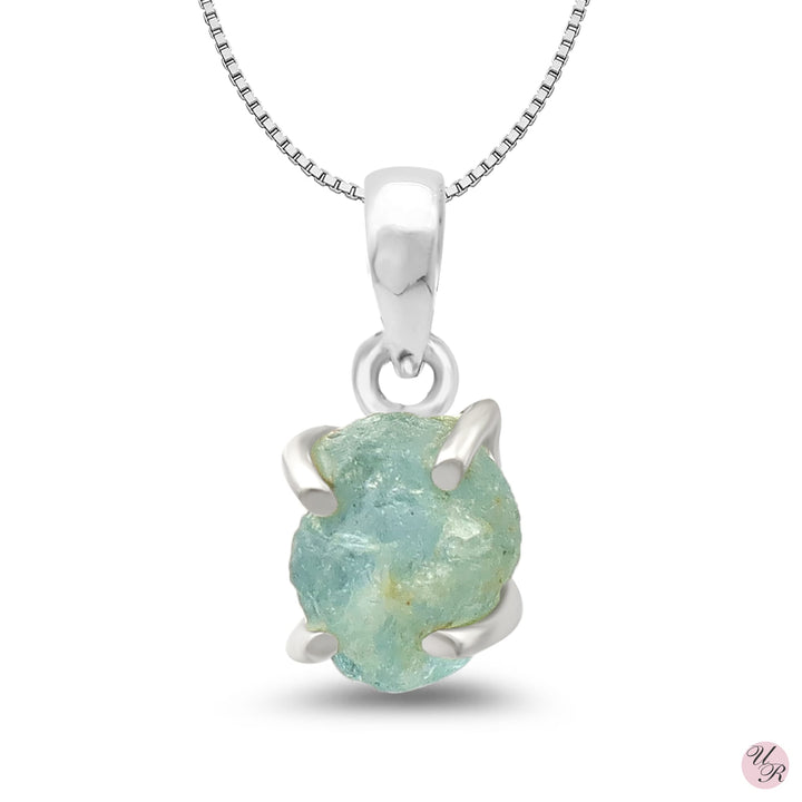 Aquamarine Rough Pendant