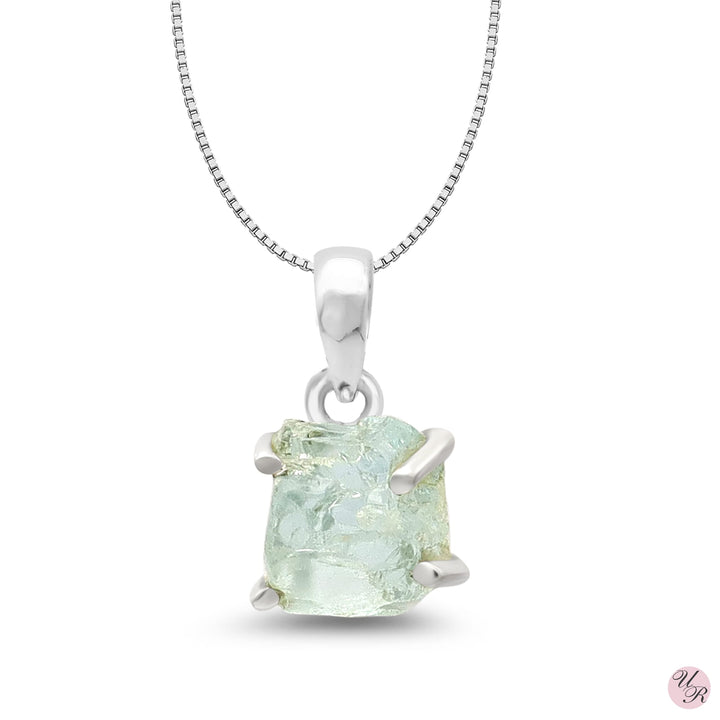 Aquamarine Rough Pendant 