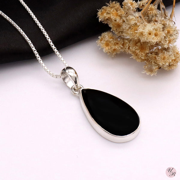 Black Onyx Pendant Without Chain