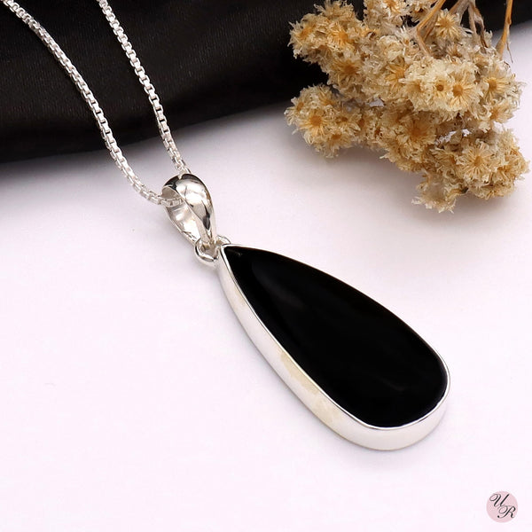 Black Onyx Pendant Without Chain