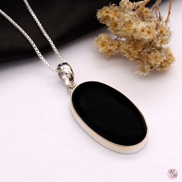 Black Onyx Pendant Without Chain