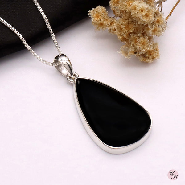 Black Onyx Pendant Without Chain