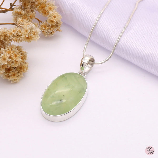 Prehnite Pendant Without Chain