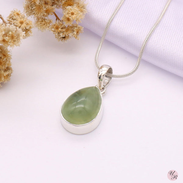 Prehnite Pendant Without Chain