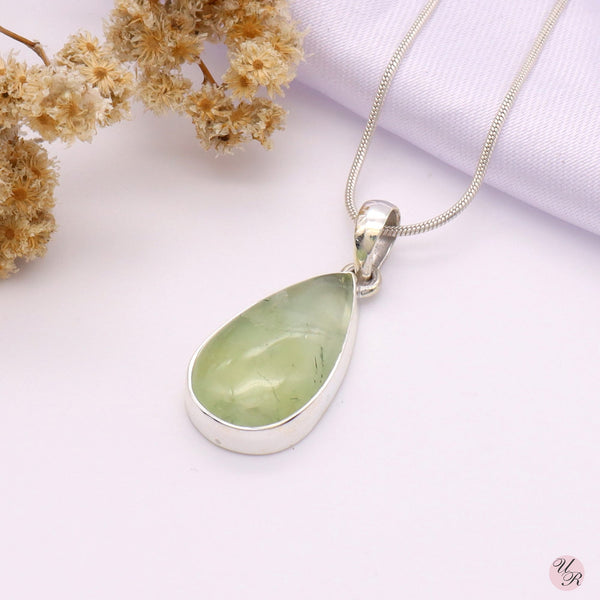 Prehnite Pendant Without Chain