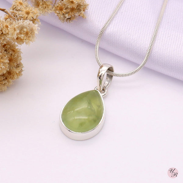 Prehnite Pendant Without Chain