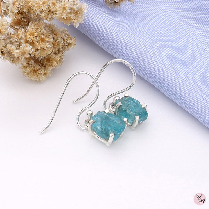 Apatite Rough Earring