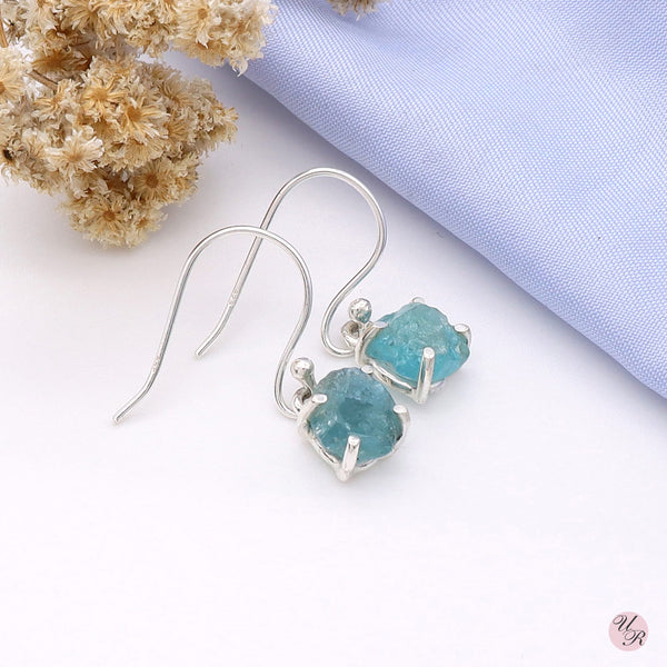 Apatite Rough Earring