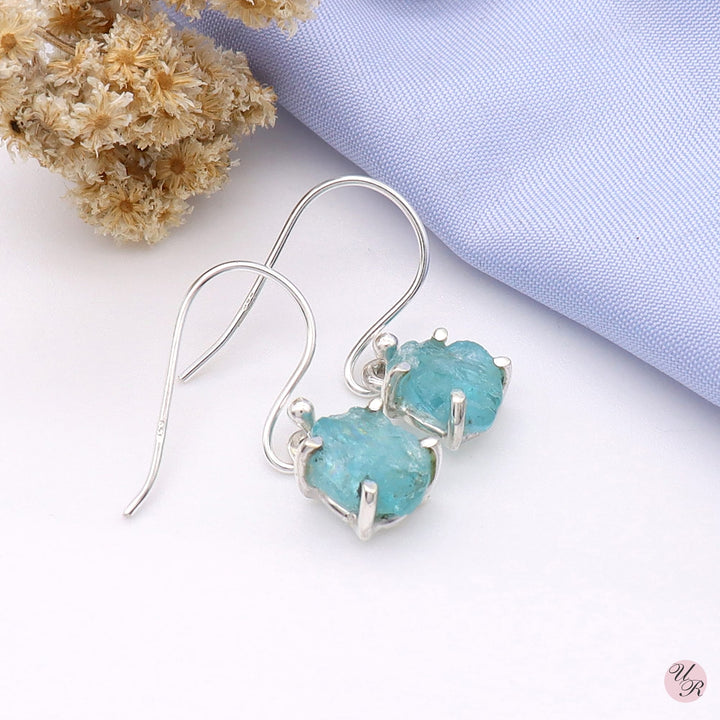 Apatite Rough Earring