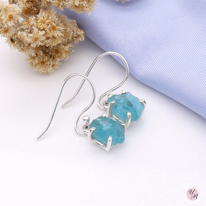 Apatite Rough Earring