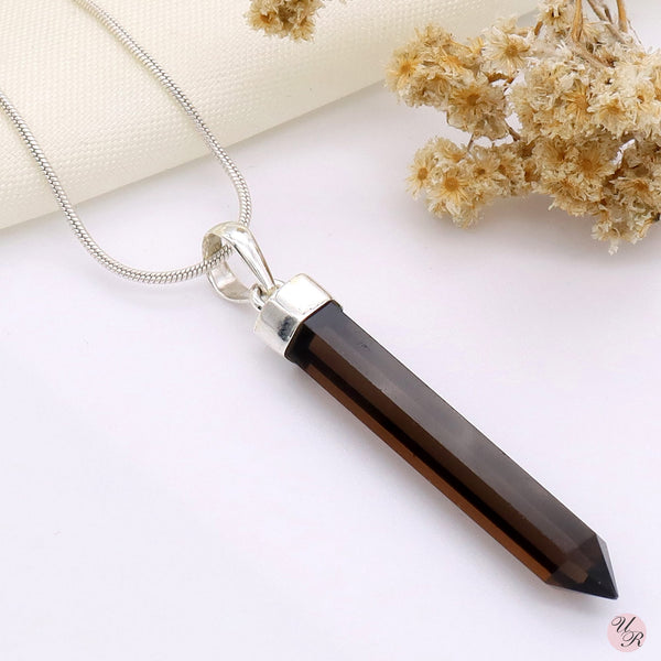 Smoky Point Pendant Without Chain