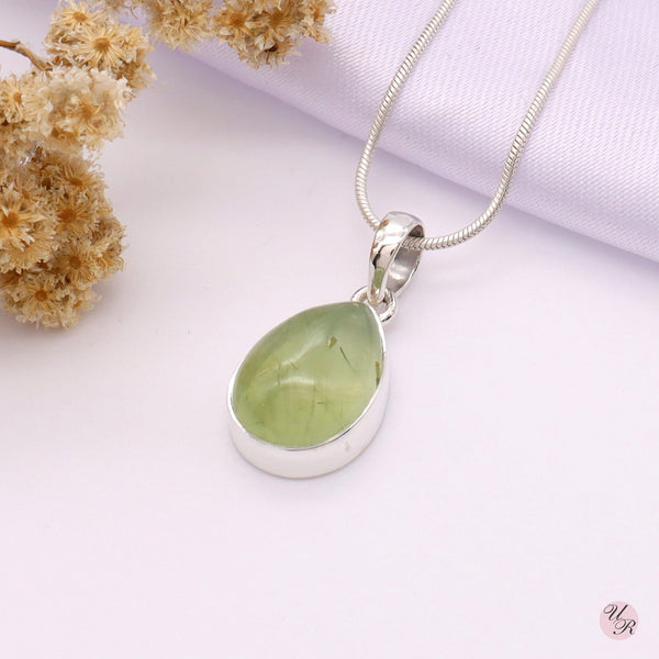 Prehnite Pendant Without Chain