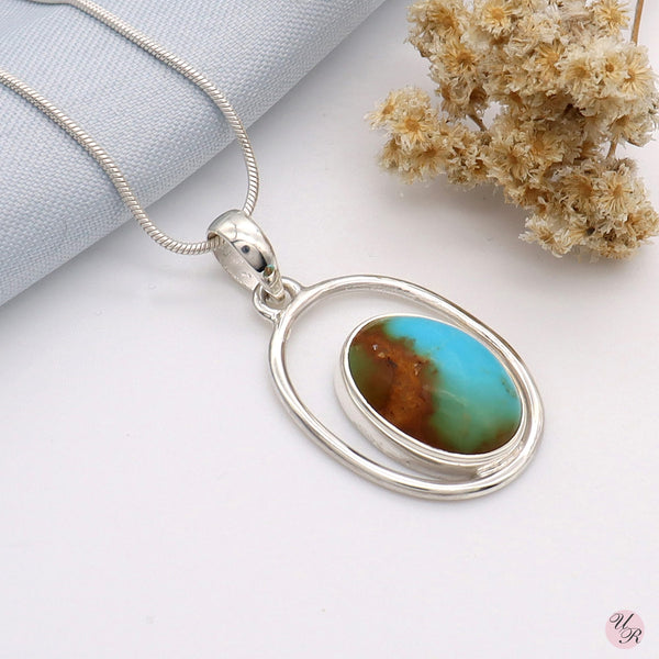 Turquoise Pendant Without Chain