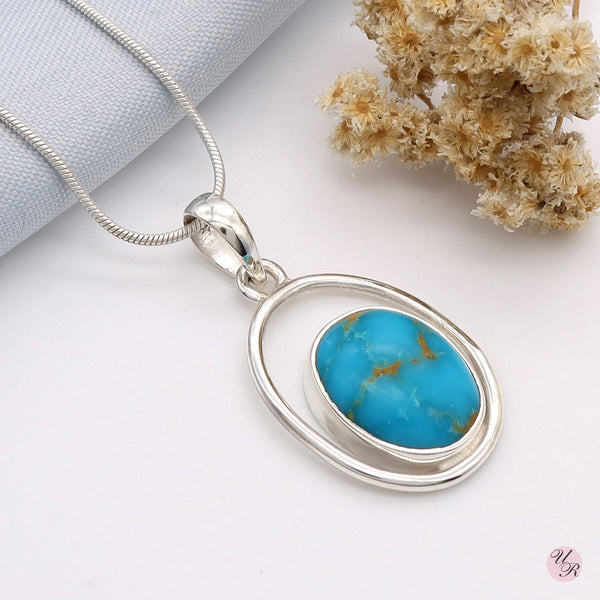 Turquoise Pendant Without Chain