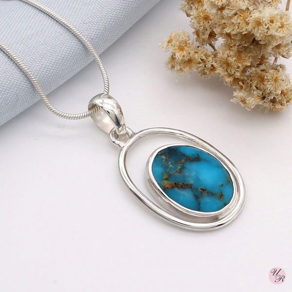 Turquoise Pendant Without Chain