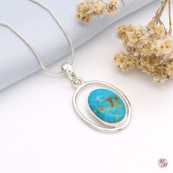 Turquoise Pendant Without Chain