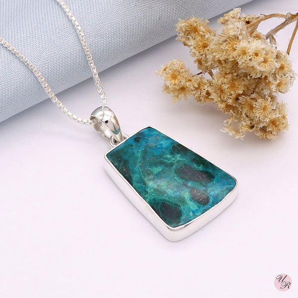 Chrysocolla Pendant Without Chain