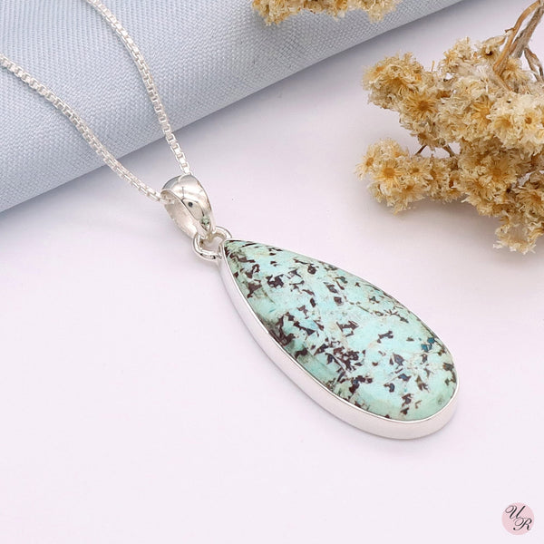 Chrysocolla Pendant Without Chain