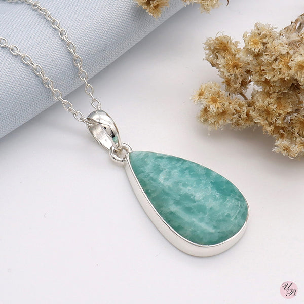 Amazonite Pendant Without Chain