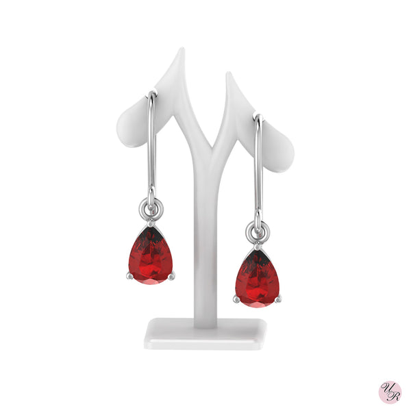 Garnet Earring