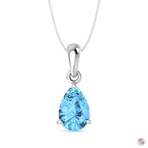 Blue Topaz Pendant (Sp)