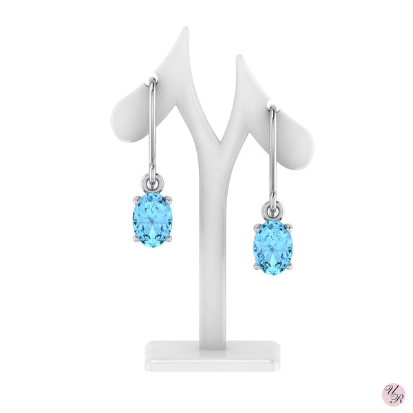 Blue Topaz Earring