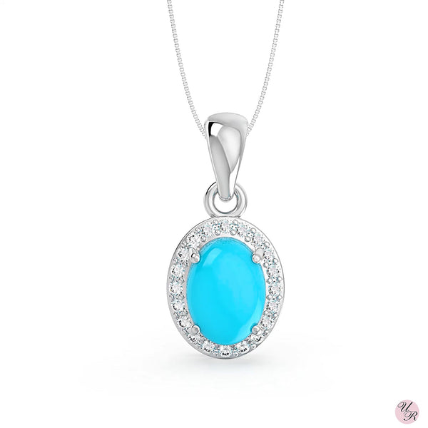 Turquoise Pendant Without Chain (Sp)