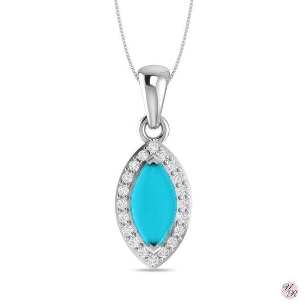 Turquoise Pendant Without Chain (Sp)