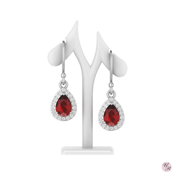 Garnet Earring