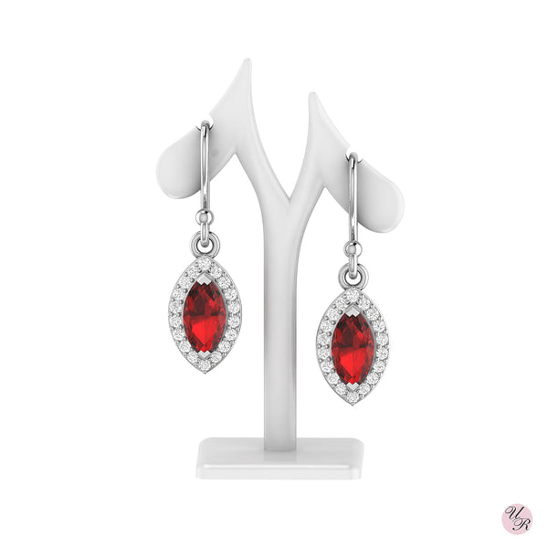 Garnet Earring