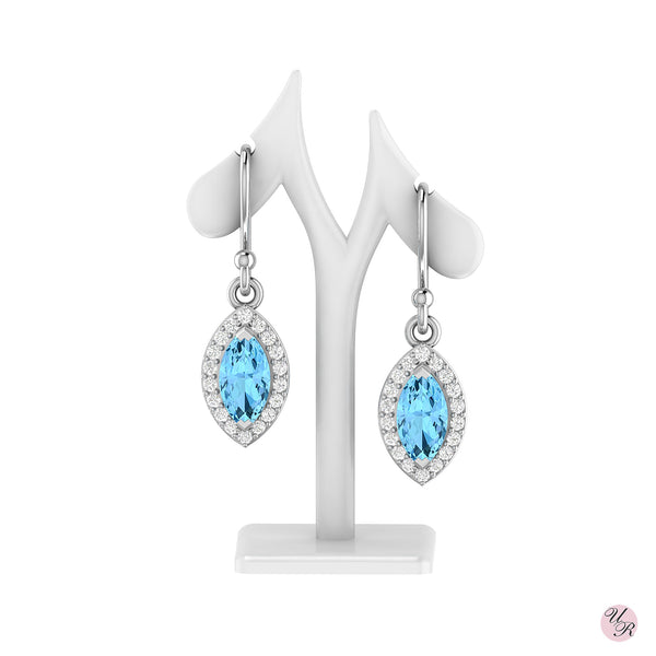 Blue Topaz Earring