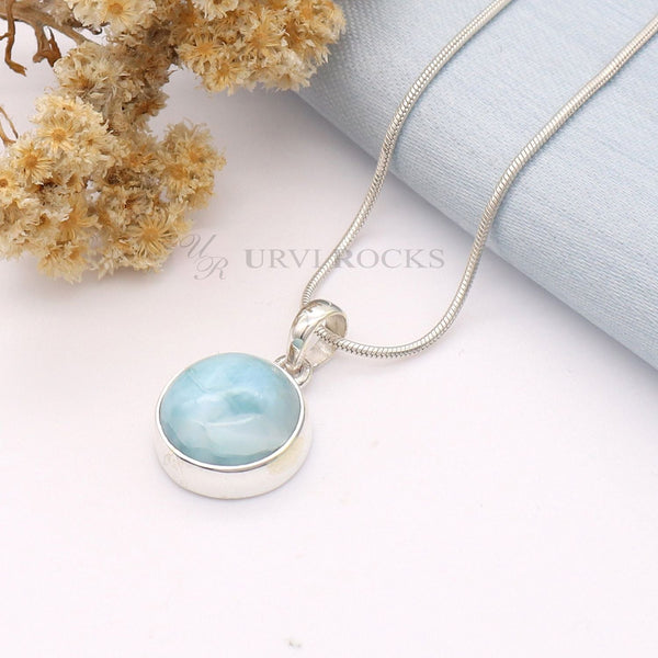 Larimar Pendant Without Chain