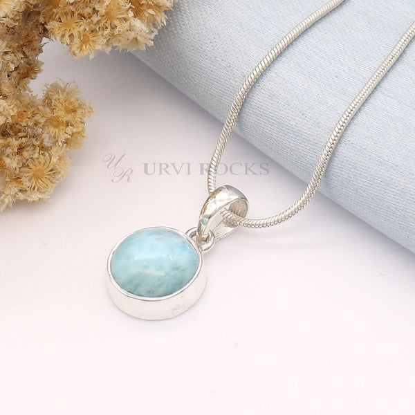 Larimar Pendant Without Chain