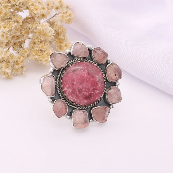 Thulite Ring (Adj.)