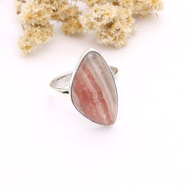 Rhodochrosite Ring