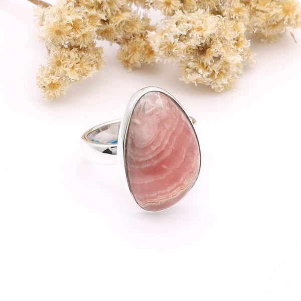 Rhodochrosite Ring