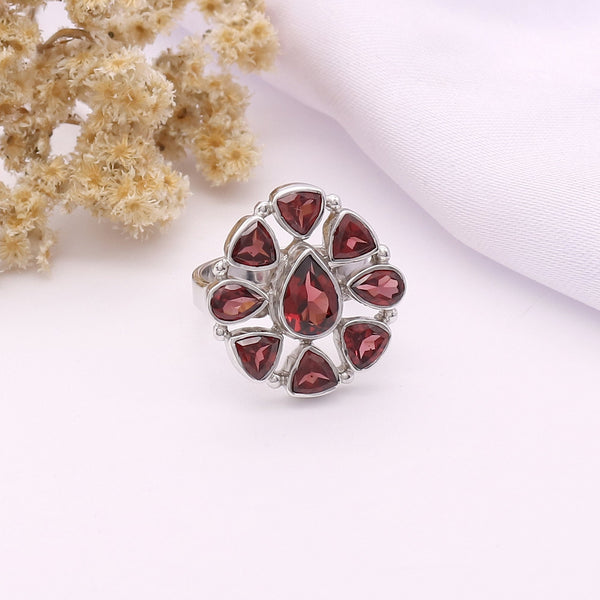 Garnet Ring (Adj.)