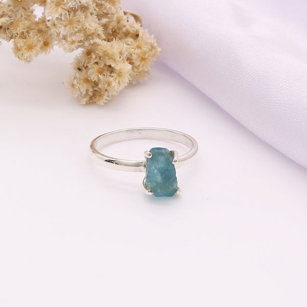 Neon Apatite Ring