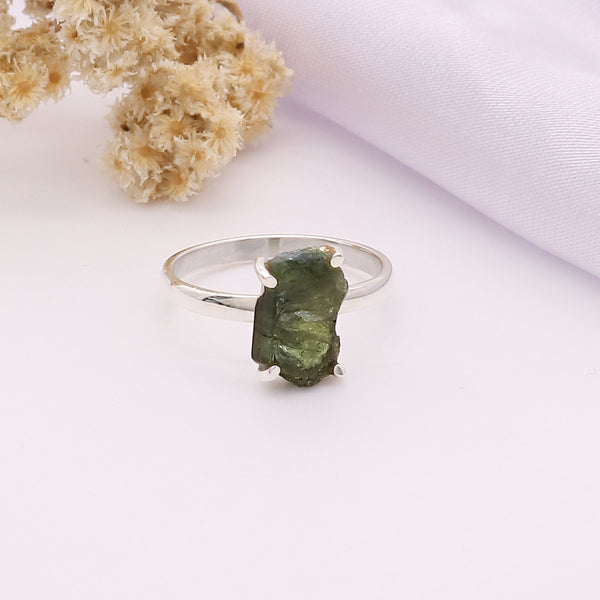 Green Tourmaline Ring