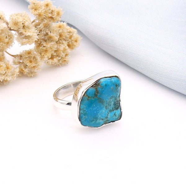 Turquoise Rough Ring (Adj.)