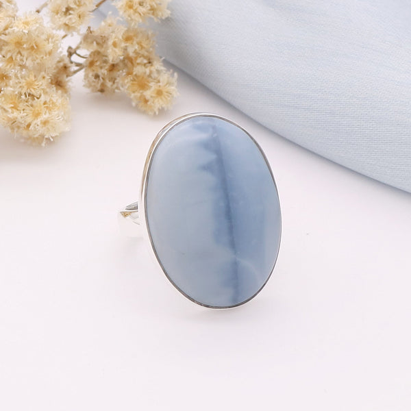 Blue Opal Ring (Adj.)