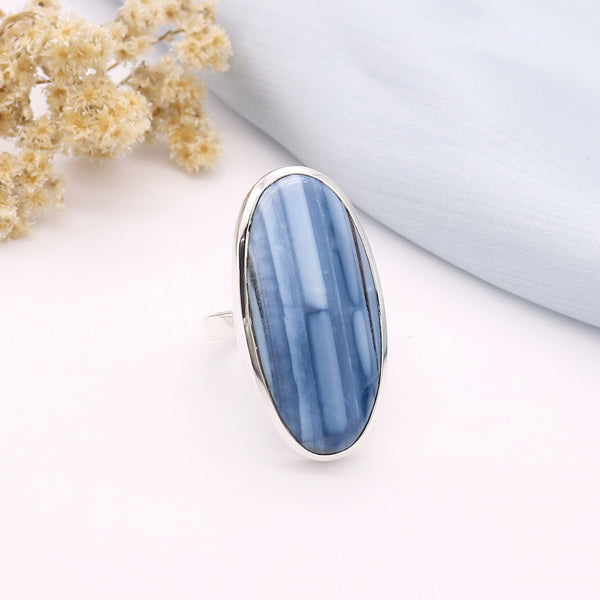 Blue Opal Ring