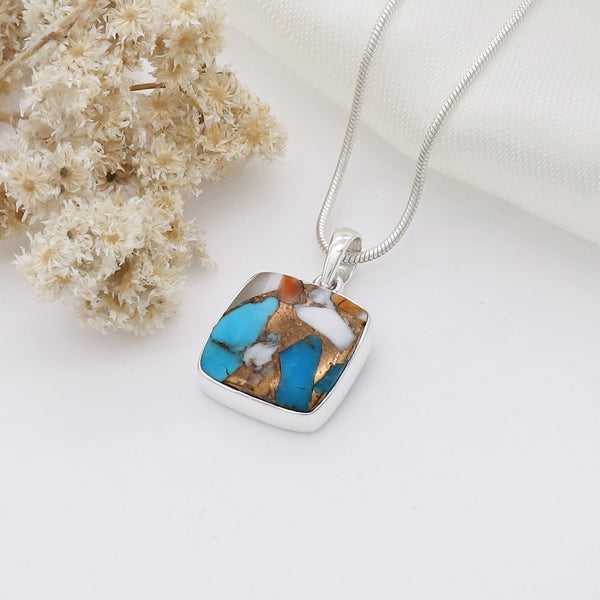 Oyster Turquoise Pendant
