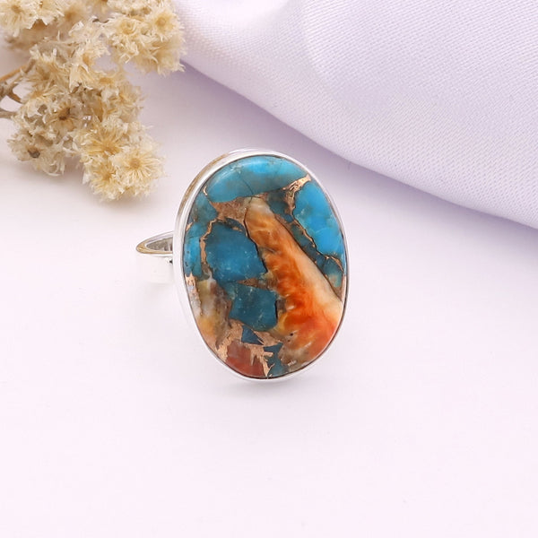 Oyster Turquoise Ring