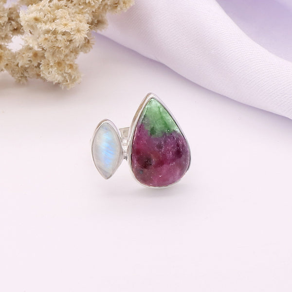 Ruby Zoisite Ring