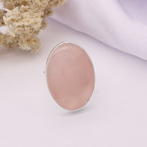 Rose Quartz Ring (Adj.)