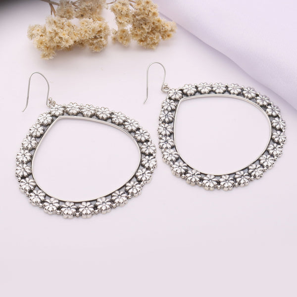 Plain Silver Earring