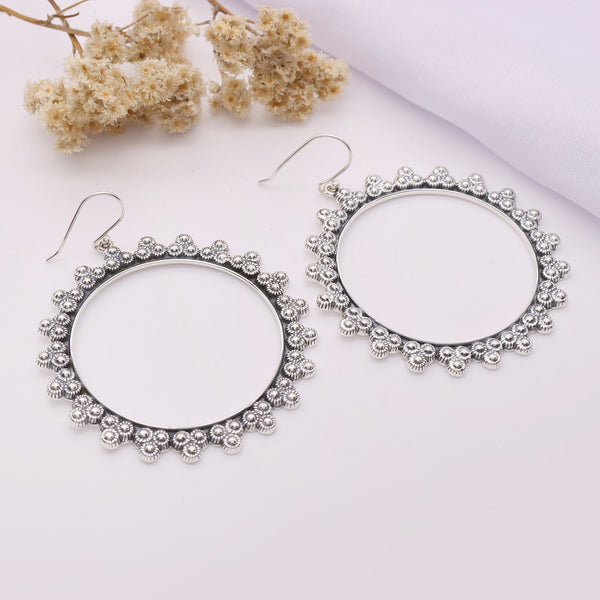 Plain Silver Earring