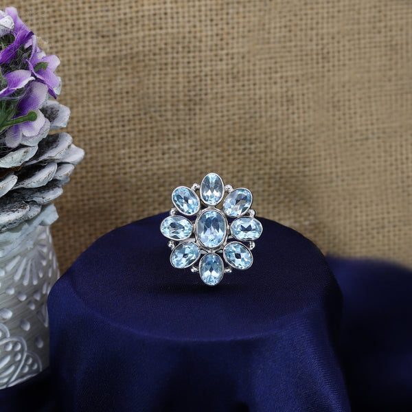 Blue Topaz Ring (Adj.)